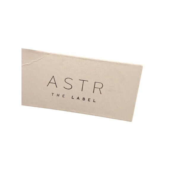 ASTR The Label Philippa Chain Strap Stretchy Sweater Fuchsia Ribbed Chain Sz M - Picture 4 of 14